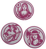 RPG Class Coasters — Female Adventurer Set