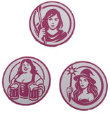 RPG Class Coasters — Female Adventurer Set