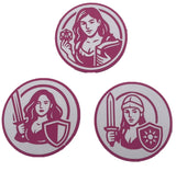 RPG Class Coasters — Female Adventurer Set