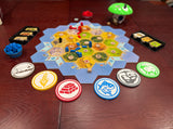 Resource-Themed Coaster Set – Strategy Board Game Inspired (6 Designs)