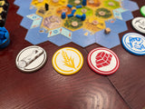 Resource-Themed Coaster Set – Strategy Board Game Inspired (6 Designs)