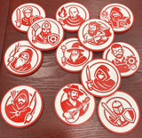 RPG Class Coasters — Male Adventurer Set
