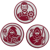 RPG Class Coasters — Male Adventurer Set