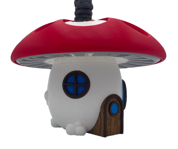 🍄 Whimsical Mushroom Cottage Storage Jar 🍄